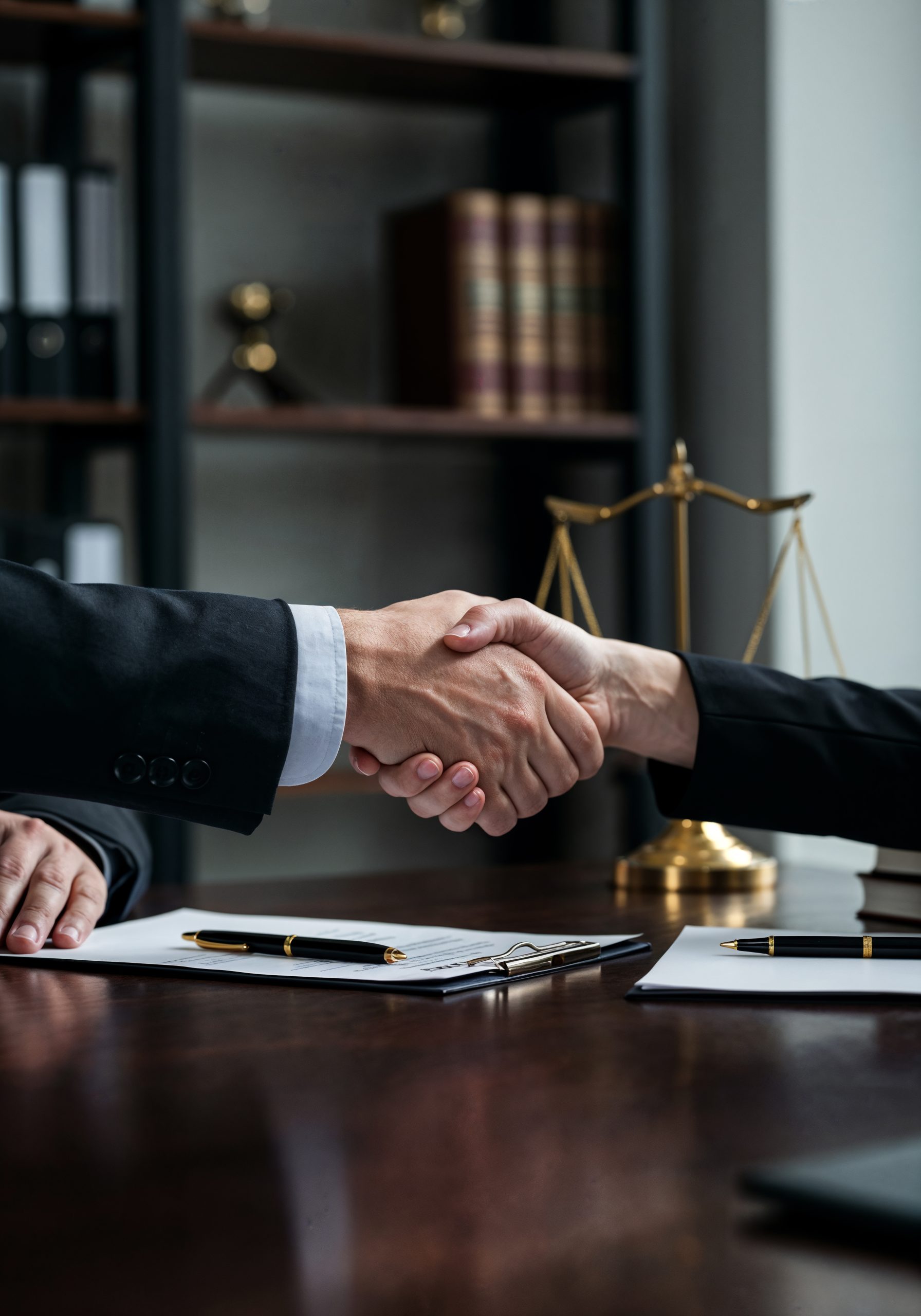 el apreton de manos del acuerdo legal